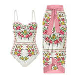 Canga Floral Sempre Menina » Coleção Santorini