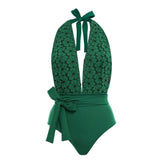 Maiô Flores Sempre Menina  » Verde » Coleção Gregas
