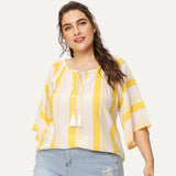 Blusa Ciganinha Listras Sempre Menina » Coleção Eliana