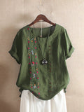 Blusa Bordada Sempre Menina » Coleção Gabrielle