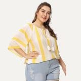 Blusa Ciganinha Listras Sempre Menina » Coleção Eliana