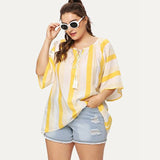 Blusa Ciganinha Listras Sempre Menina » Coleção Eliana