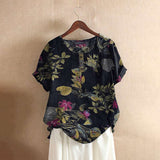 Blusa Solta Floral Sempre Menina » Coleção Eliana