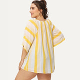 Blusa Ciganinha Listras Sempre Menina » Coleção Eliana