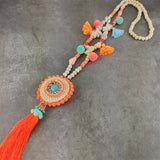 Colar Longo Artesanal Sempre Menina » Coleção Boho