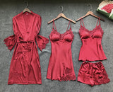 Pijama 4 Peças Sempre Menina » Glamour • Coleção Durma Com Os Anjos