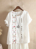 Blusa Bordada Sempre Menina » Coleção Gabrielle
