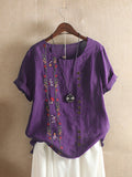 Blusa Bordada Sempre Menina » Coleção Gabrielle