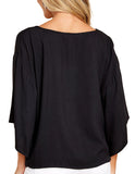 Blusa Manga Morcego Sempre Menina » Coleção Andrea