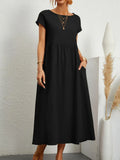 Vestido Linho Midi Athena