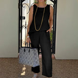 Conjunto Regata e Calça em Linho Eloïse